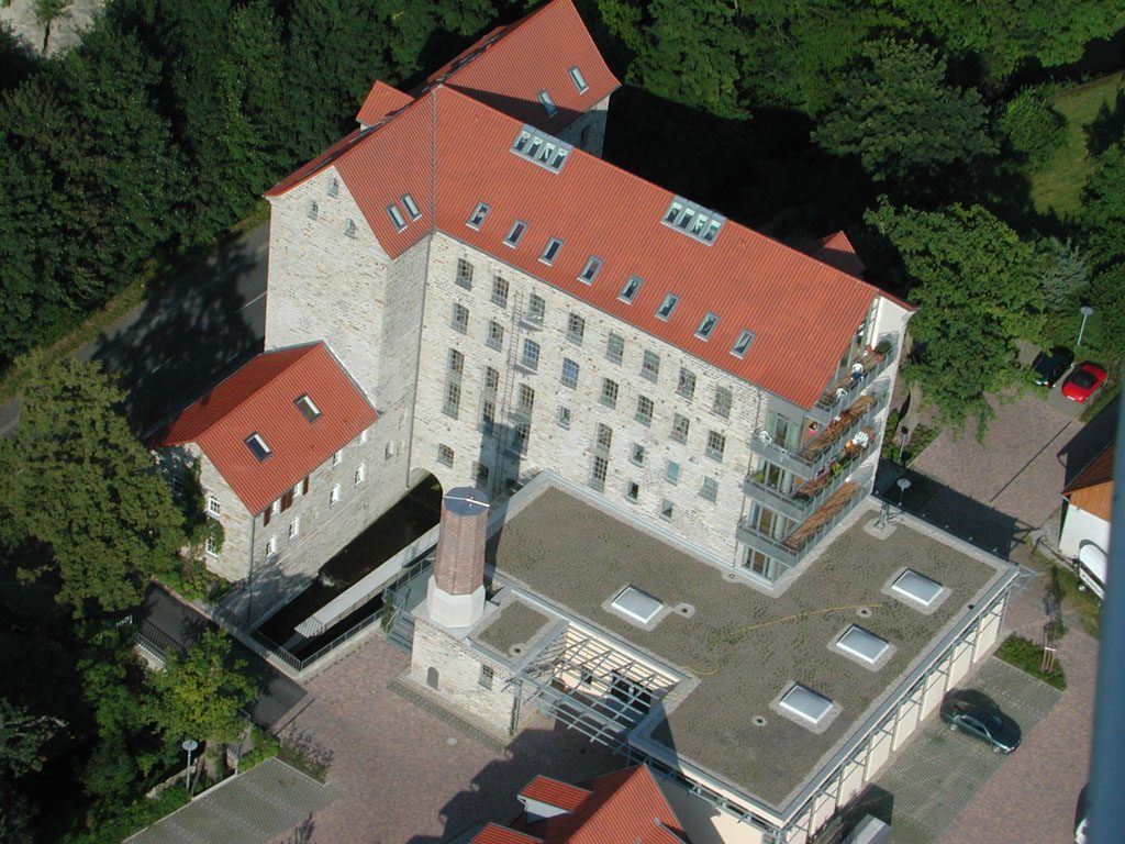 Luftaufnahme der Lippen Mühle